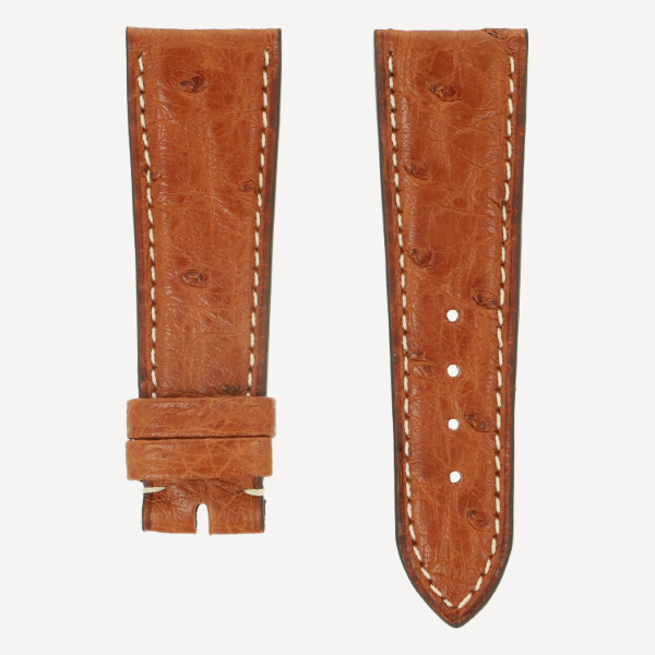 Strauß Classic Kontrastnaht, Breite 20/16, Länge 75/65, Farbe cognac, Kontrastnaht, mit Schnellwechselstegen