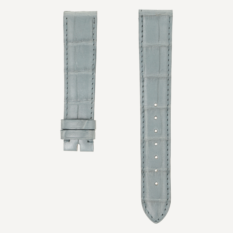 Alligator Metallic Classic, Breite 18/16, Länge 115/75, Farbe bluesilver metalic