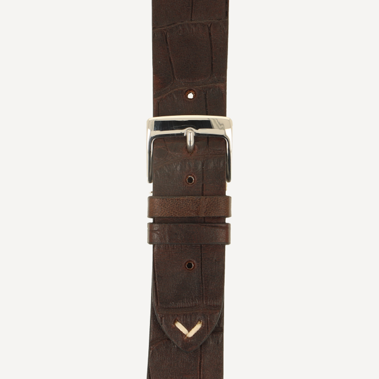 Alligator Grain Silk Vintage Non-stitched