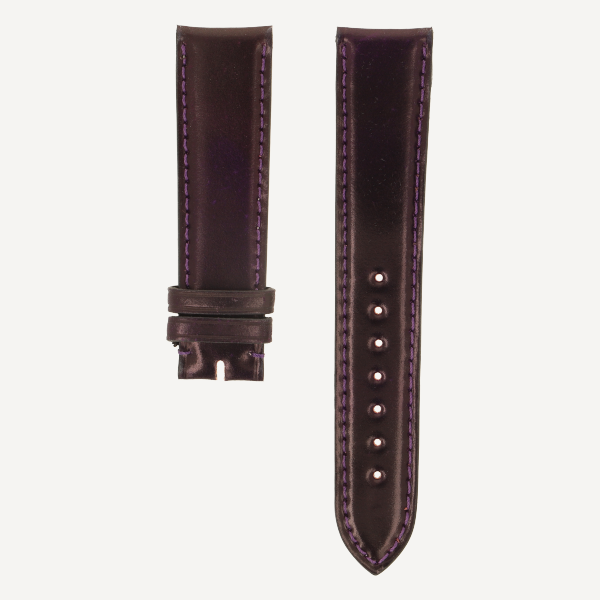  Shell Cordovan Classic, Breite 20/18, Länge 115/75, Farbe viola, Ton in Ton