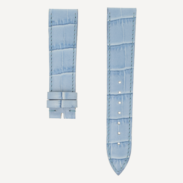 Alligator Grain Classic Full Cut Matt Farbe Jeansblau